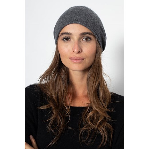 Kaszmirowa czapka unisex "Lauren" w kolorze szarym Just Cashmere onesize promocja Limango Polska