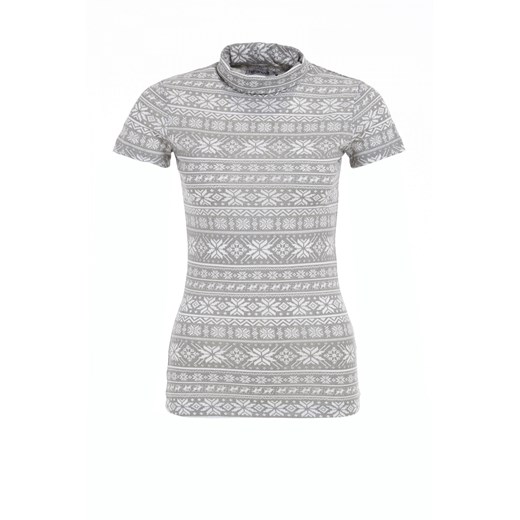 T-shirt with Nordic pattern terranova bialy t-shirty