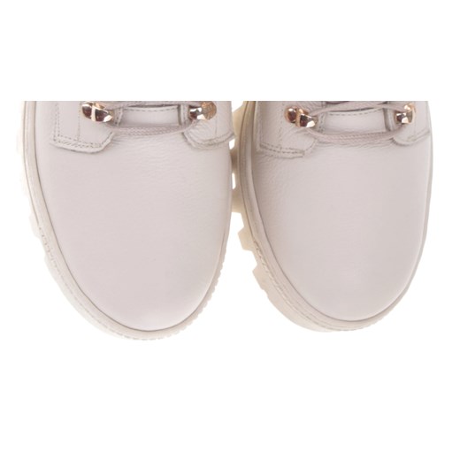 BOTKI SKÓRZANE W KOLORZE ECRU Z4430 LaFEMME (36) Lafemmeshoes 39 lafemmeshoes.pl