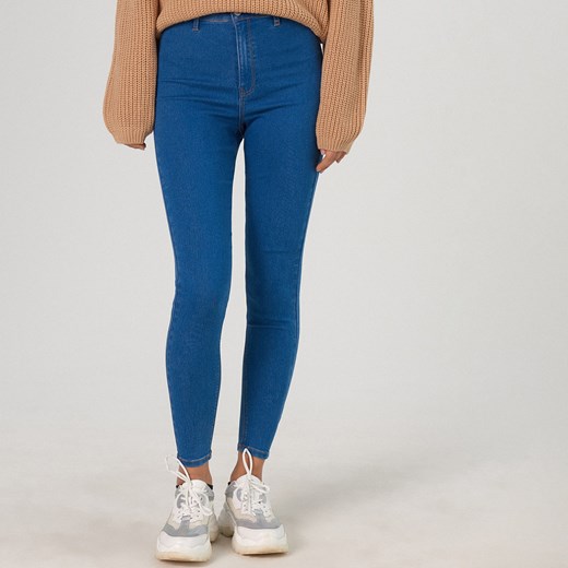 Cropp - Jasnoniebieskie jeansy skinny - Niebieski Cropp 32 Cropp