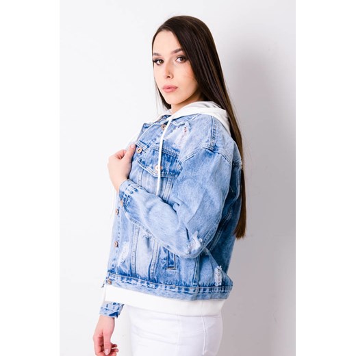 KURTKA JEANSOWA  ALA BLUZA Z KAPTUREM Olika S olika.com.pl