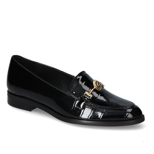 Mokasyny Karino 3745/090-P Czarne Lakier ze sklepu Arturo-obuwie w kategorii Mokasyny damskie - zdjęcie 130738082