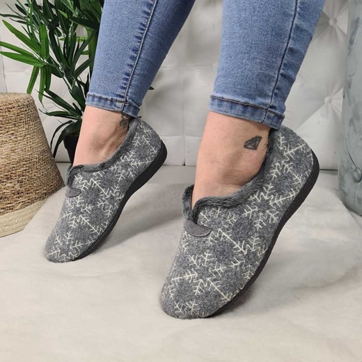 Klapki Sanital L25968 Szare Śnieżynki L25972 Czarne Sanital Flex 37 Arturo-obuwie