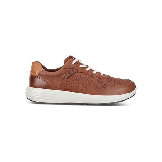 Skórzane sneakersy "Soft 7 Runner" w kolorze jasnobrązowym Ecco 41 wyprzedaż Limango Polska