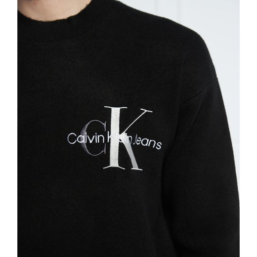 CALVIN KLEIN JEANS Sweter | Comfort fit | z dodatkiem wełny XXL Gomez Fashion Store
