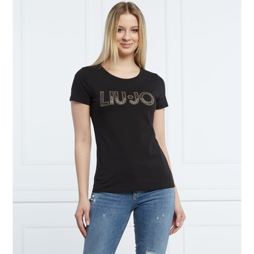 Liu Jo Rose T-shirt | Regular Fit XS promocyjna cena Gomez Fashion Store