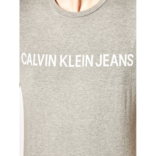 T-shirt męski Calvin Klein szary męski (S) Calvin Klein M okazja Laumast