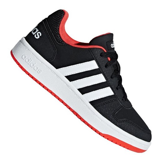 Buty adidas Hoops 2.0 Jr B76067 czarne czerwone 34 ButyModne.pl