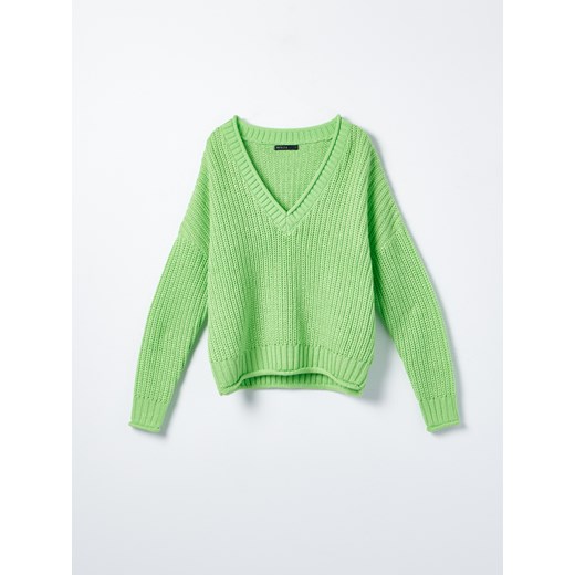 Mohito - Sweter w neonowym kolorze - Zielony Mohito XXS Mohito