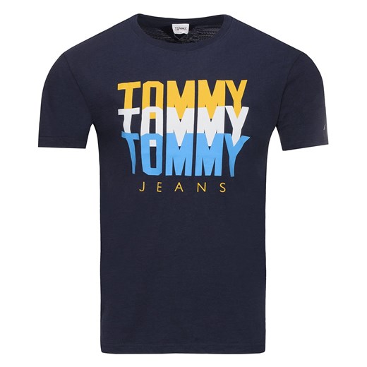 T-shirt koszulka męska Tommy Jeans Multi Tommy Tee DM0DM09713 BLACK Tommy Jeans S okazja zantalo.pl