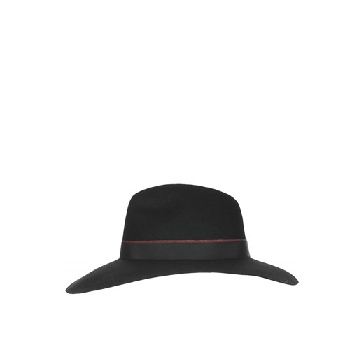 Wide Brim Fedora Hat topshop czarny 