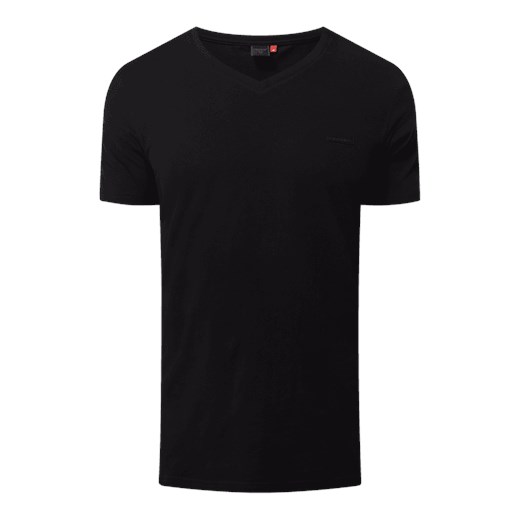 T-shirt z detalami z logo model ‘Venie’ Ragwear L Peek&Cloppenburg 