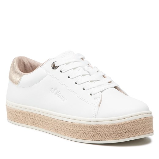 Espadryle S.OLIVER - 5-23637-28 White 100 41 eobuwie.pl