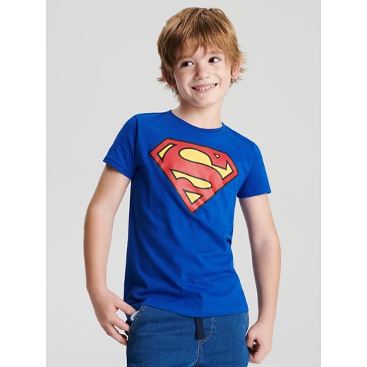 Sinsay - Koszulka Superman - Niebieski Sinsay 140 Sinsay