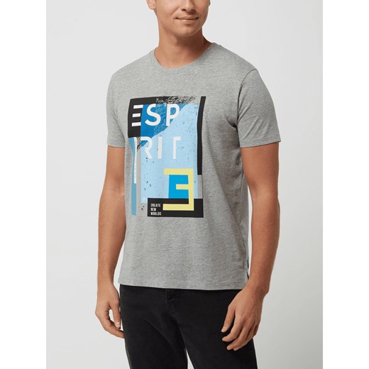 T-shirt o kroju Regular Fit z nadrukiem Esprit M Peek&Cloppenburg 