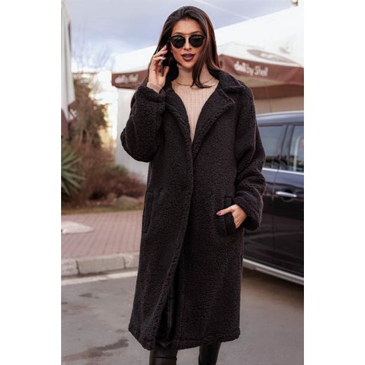 Płaszcz damski LATANA BLACK L okazja Ivet Shop