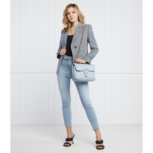 Pinko Skórzana Torebka na ramię LOVE CLASSIC PUFF MAXY Pinko Uniwersalny Gomez Fashion Store