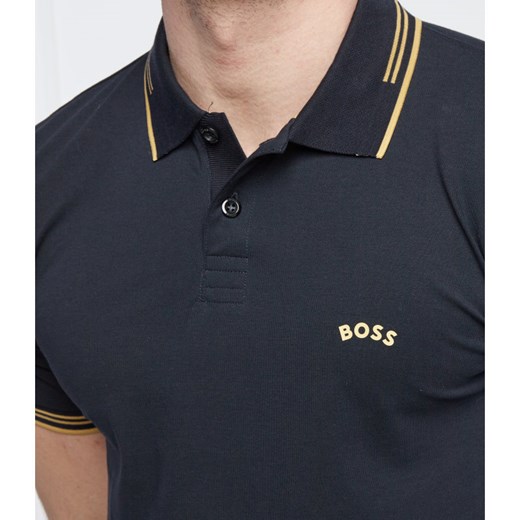 BOSS ATHLEISURE Polo Curved | Slim Fit | stretch L Gomez Fashion Store