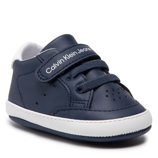 Sneakersy CALVIN KLEIN JEANS - Lace Up V0B4-80100-0193 Blue/White X007 18 eobuwie.pl