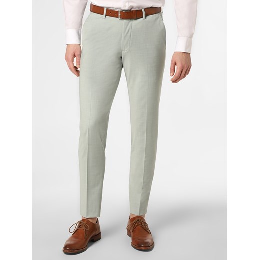 Cinque Męskie spodnie od garnituru modułowego Mężczyźni Slim Fit seledynowy marmurkowy ze sklepu vangraaf w kategorii Spodnie męskie - zdjęcie 131112564