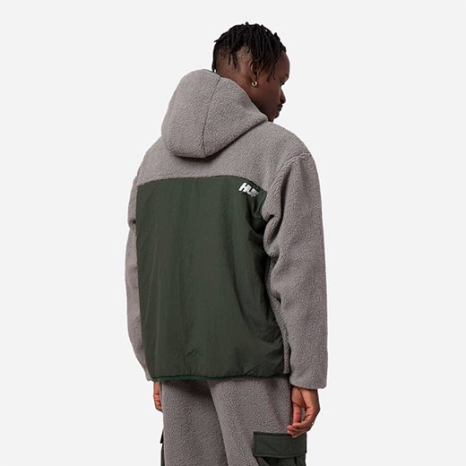 Kurtka męska HUF Fort Point Sherpa Jacket JK00326 STEEL GREY Huf M sneakerstudio.pl wyprzedaż