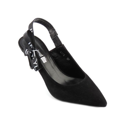 Skórzane sandały damskie w stylu glamour - Conhpol Bis 4393, czarne Conhpol Bis 38 wyprzedaż ulubioneobuwie