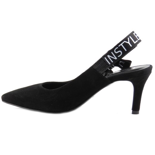 Skórzane sandały damskie w stylu glamour - Conhpol Bis 4393, czarne Conhpol Bis 36 wyprzedaż ulubioneobuwie