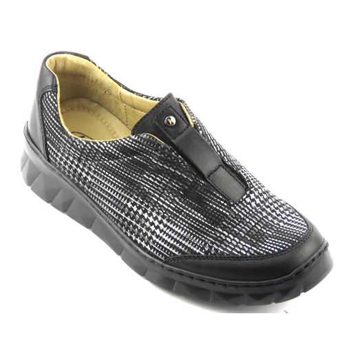 Bardzo wygodne półbuty damskie typu slip on - Helios Komfort 372 Helios Komfort 40 ulubioneobuwie wyprzedaż