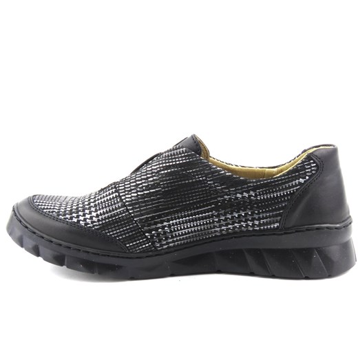 Bardzo wygodne półbuty damskie typu slip on - Helios Komfort 372 Helios Komfort 36 okazja ulubioneobuwie