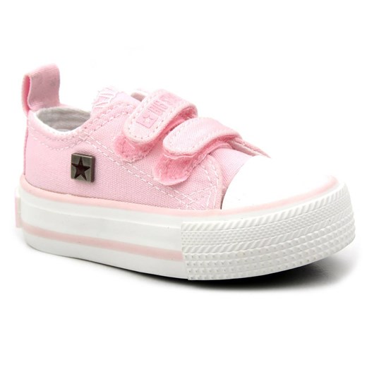 Trampki dziecięce na rzepy - Big Star HH374203, różowe ze sklepu ulubioneobuwie w kategorii Buciki niemowlęce - zdjęcie 131137914