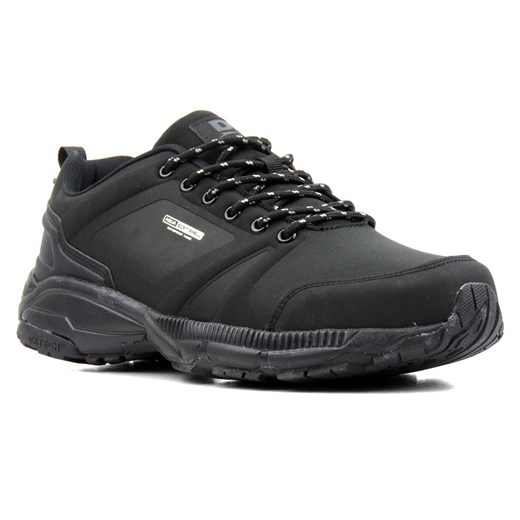 Trekkingi męskie przed kostkę - DK Soft Shell 1099, czarne 42 ulubioneobuwie