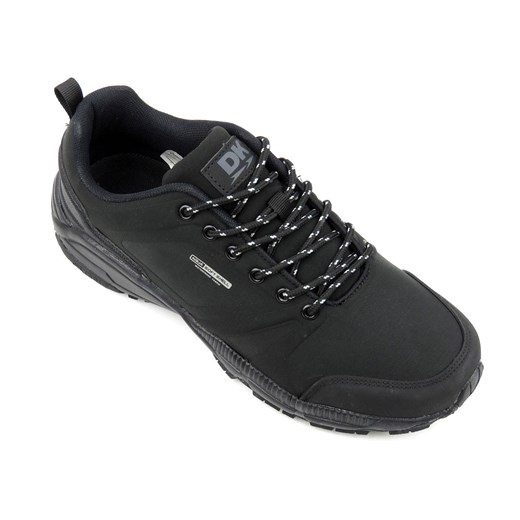 Trekkingi męskie przed kostkę - DK Soft Shell 1099, czarne 41 ulubioneobuwie