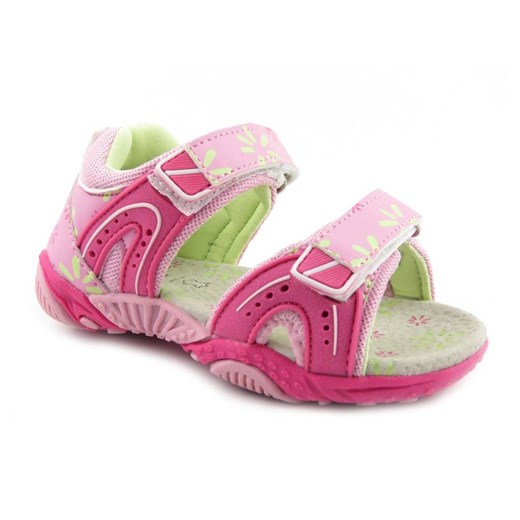 Sandałki dziecięce dla dziewczynki BADOXX 3SD9003, różowe 33 okazyjna cena ulubioneobuwie