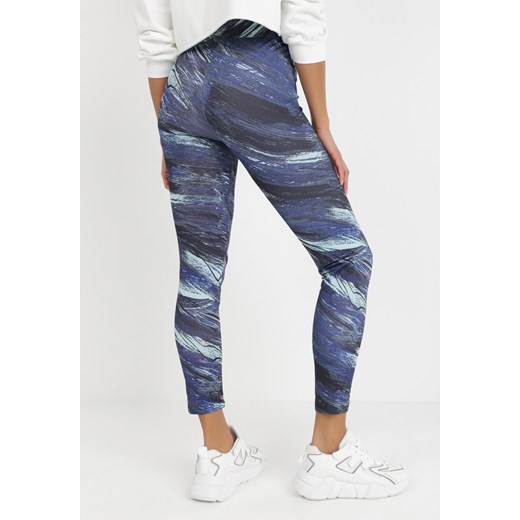 Granatowo-Czarne Legginsy Kasameia S Born2be Odzież