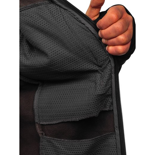 Czarna kurtka męska przejściowa softshell Denley HM191 XL okazja Denley
