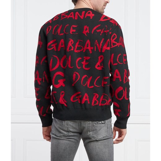 Dolce Gabbana Sweter | Regular Fit | z dodatkiem wełny Dolce Gabbana M Gomez Fashion Store