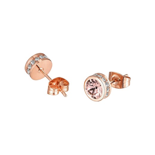 Pozłacane kolczyki-wkrętki z kryształami Swarovski Metropolitan onesize wyprzedaż Limango Polska