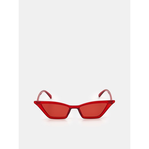 Sinsay - Okulary przeciwsłoneczne - Czerwony Sinsay Jeden rozmiar Sinsay