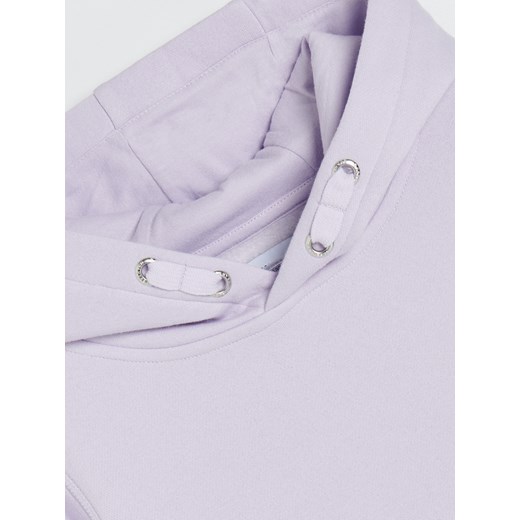 Reserved - Dresowa bluza z kapturem - Fioletowy Reserved 134 Reserved
