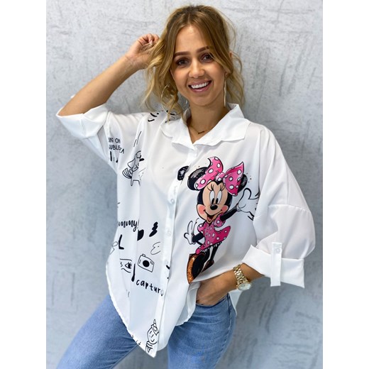 Koszula DISNEY pink D Ricca Fashion uniwersalny okazja Ricca Fashion