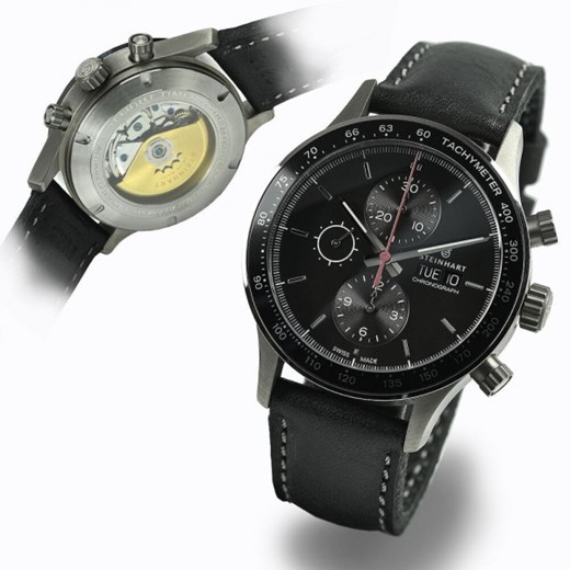 CHRONO FLIGHTTIMER BLACK Steinhart Timepieces steinhart-zegarki