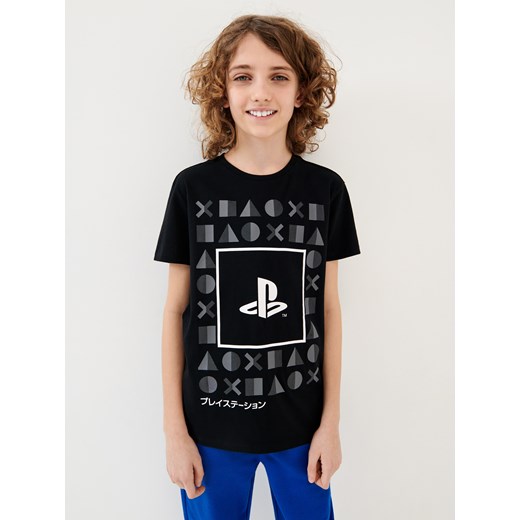 Sinsay - Koszulka PlayStation - Czarny Sinsay 152 Sinsay