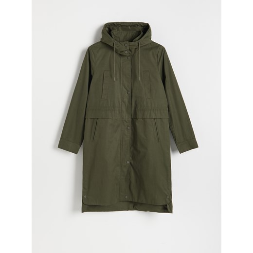 Reserved - Parka z kapturem - Khaki Reserved 34 Reserved