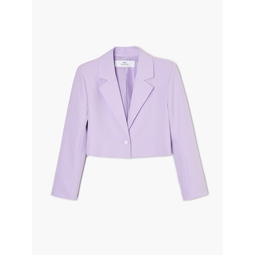Cropp - Fioletowa marynarka - Fioletowy Cropp S Cropp