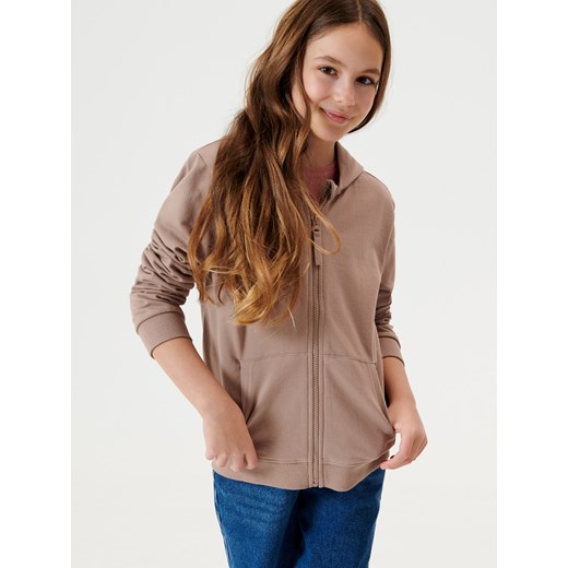 Sinsay - Bluza basic - Beżowy Sinsay 158 Sinsay