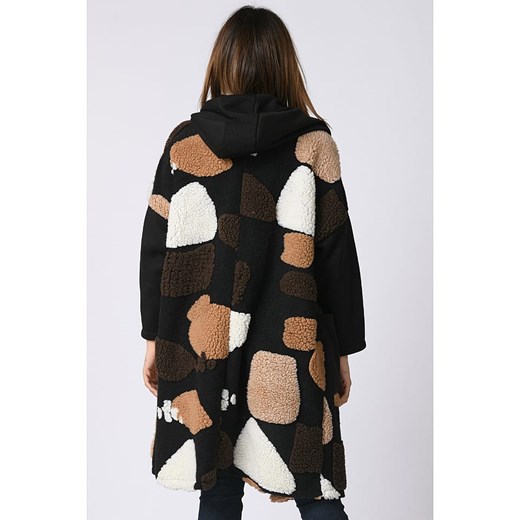 Kardigan w kolorze jasnobrązowo-czarnym Plus Size Company 44/46 Limango Polska promocja