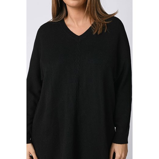 Sweter w kolorze czarnym Plus Size Company 44/46 wyprzedaż Limango Polska