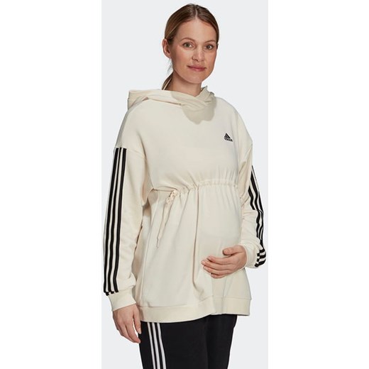 Bluza damska Maternity Essentials Cotton 3-Stripes Hoodie Adidas WYPRZEDAŻ L okazyjna cena SPORT-SHOP.pl
