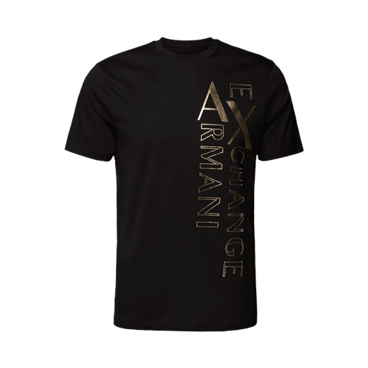 T-shirt z nadrukiem z logo z efektem metalicznym Armani Exchange XL Peek&Cloppenburg 