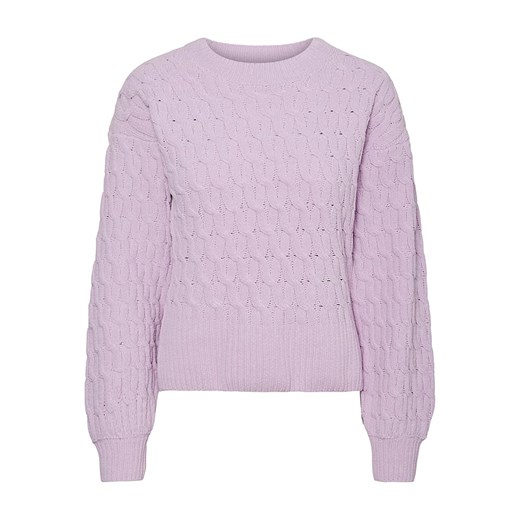 Sweter "Callie" w kolorze fioletowym Vero Moda L okazja Limango Polska